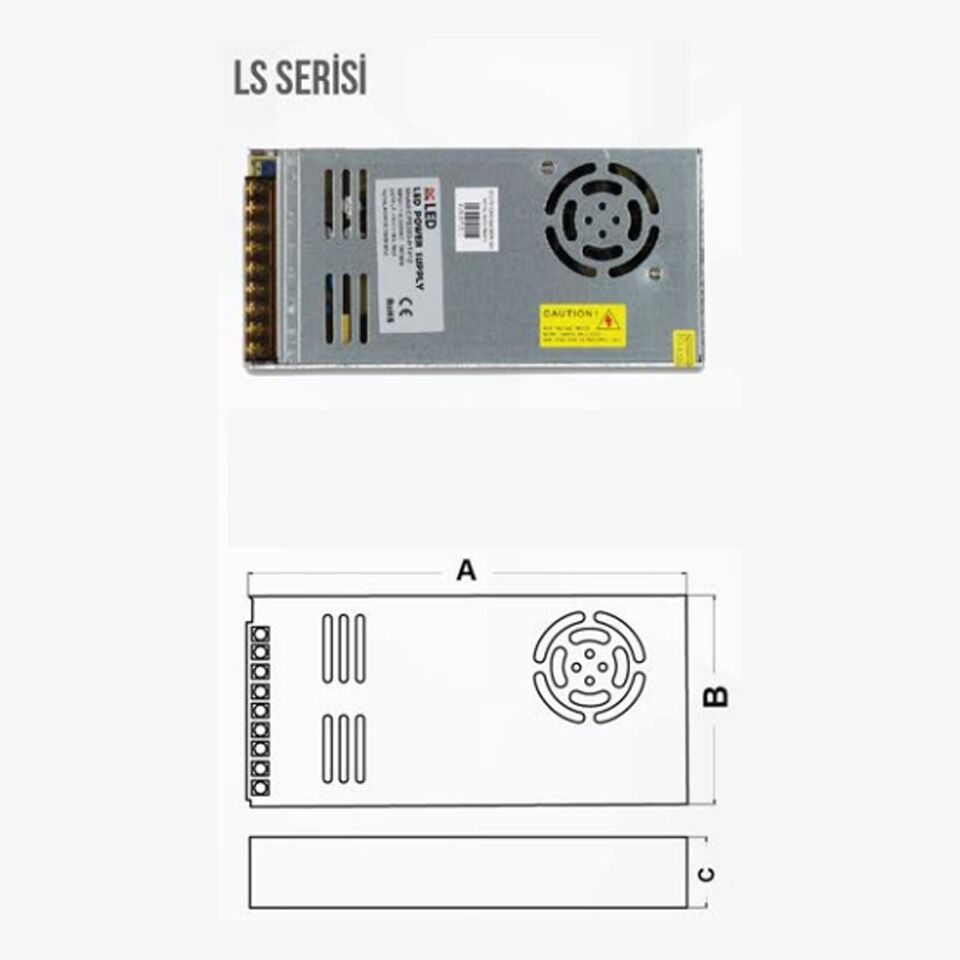 Ls Serisi 15A İç Mekan Led Sürücü