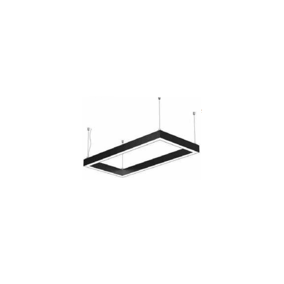 Dikdörtgen Lineer 8,5x8,5cm Kasa Ölçüsü (Sarkıtsız)