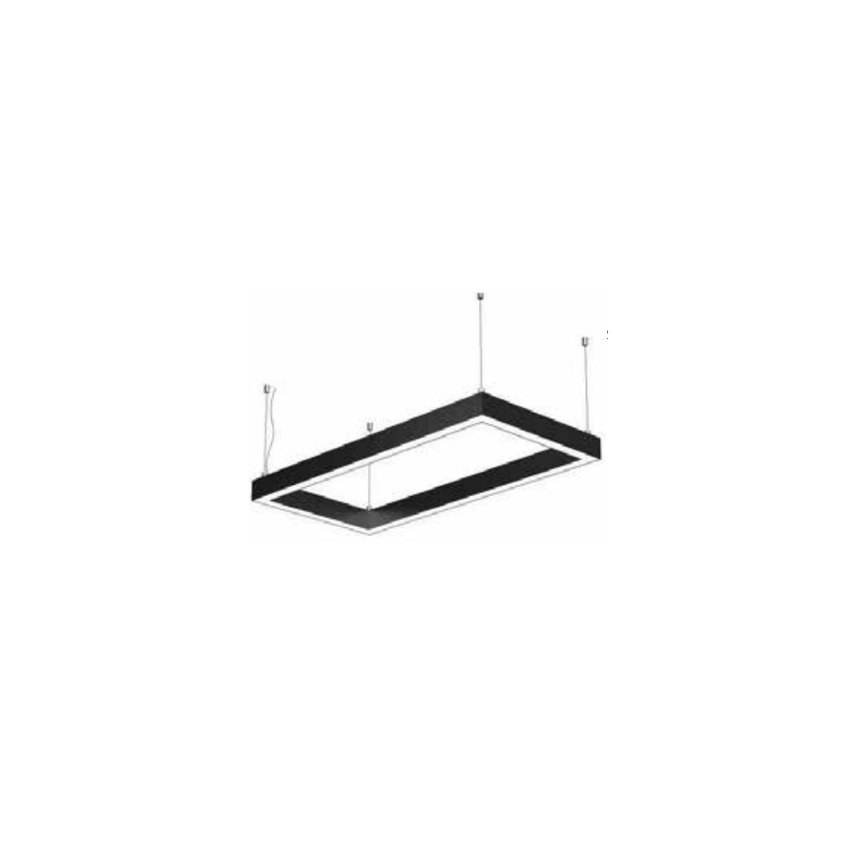 Dikdörtgen Lineer 5x8,5cm Kasa Ölçüsü (Sarkıtsız)