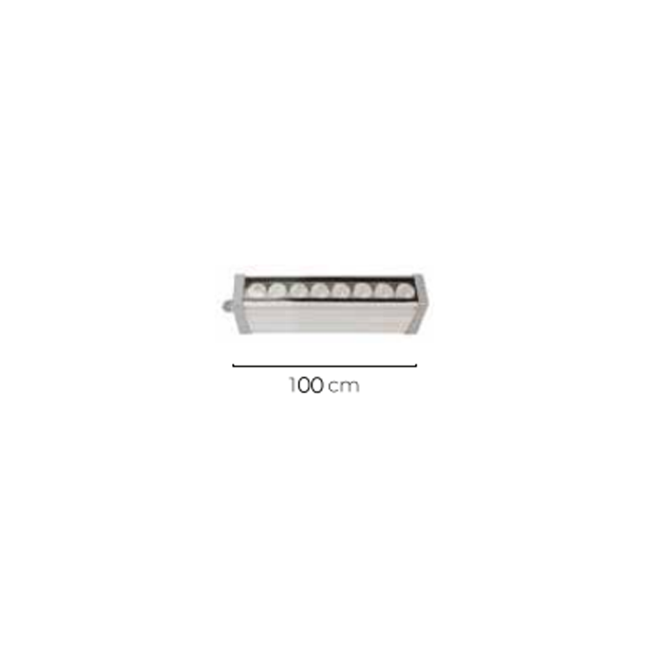 3x1 Watt Wallwasher 100cm