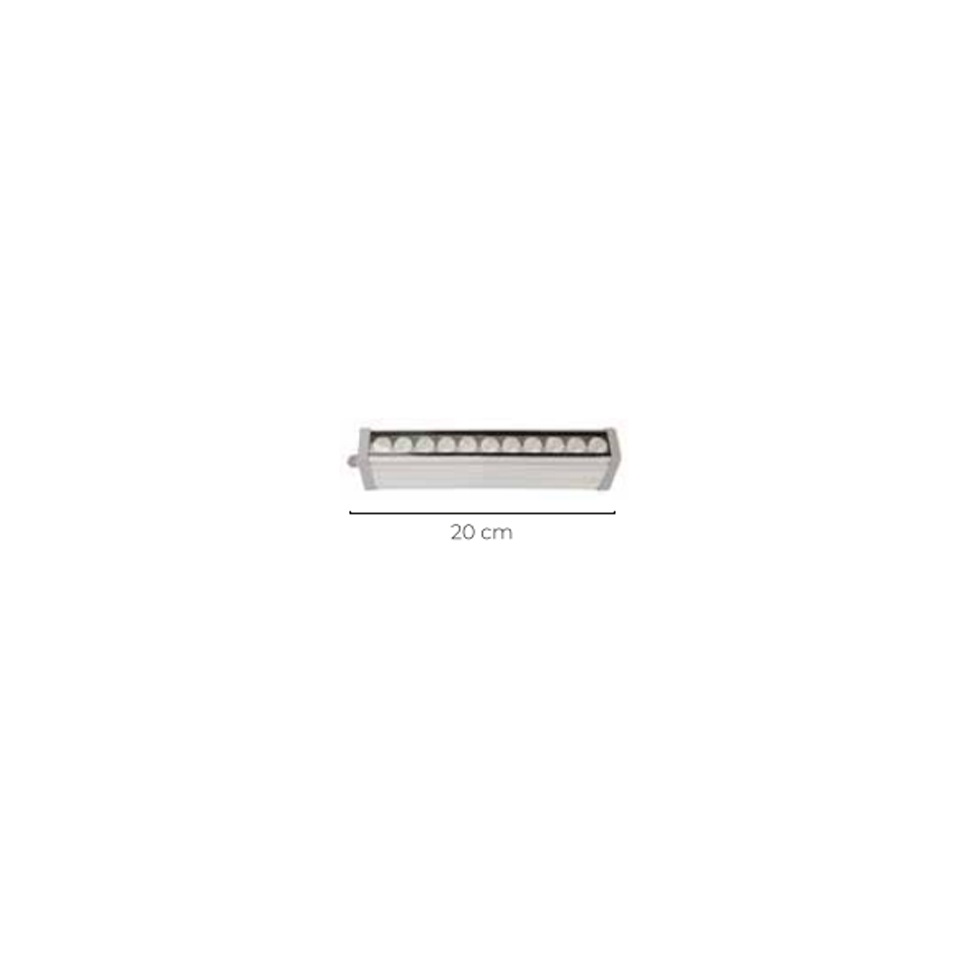 6x1 Watt Wallwasher 20cm