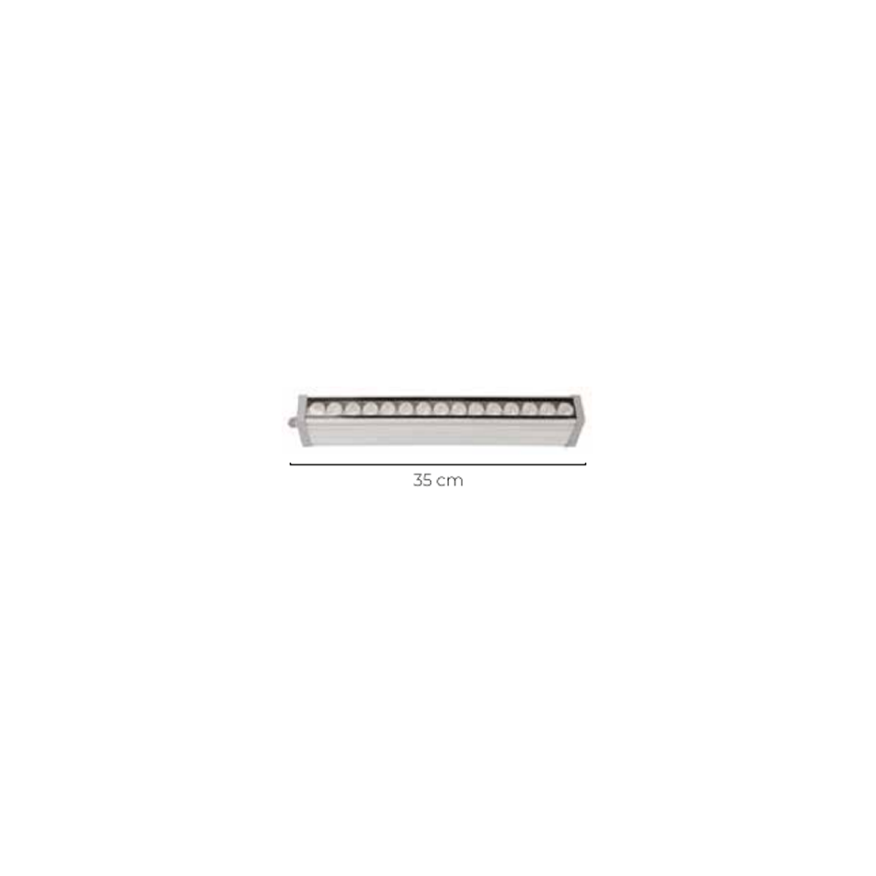 12x1 Watt Wallwasher 35cm