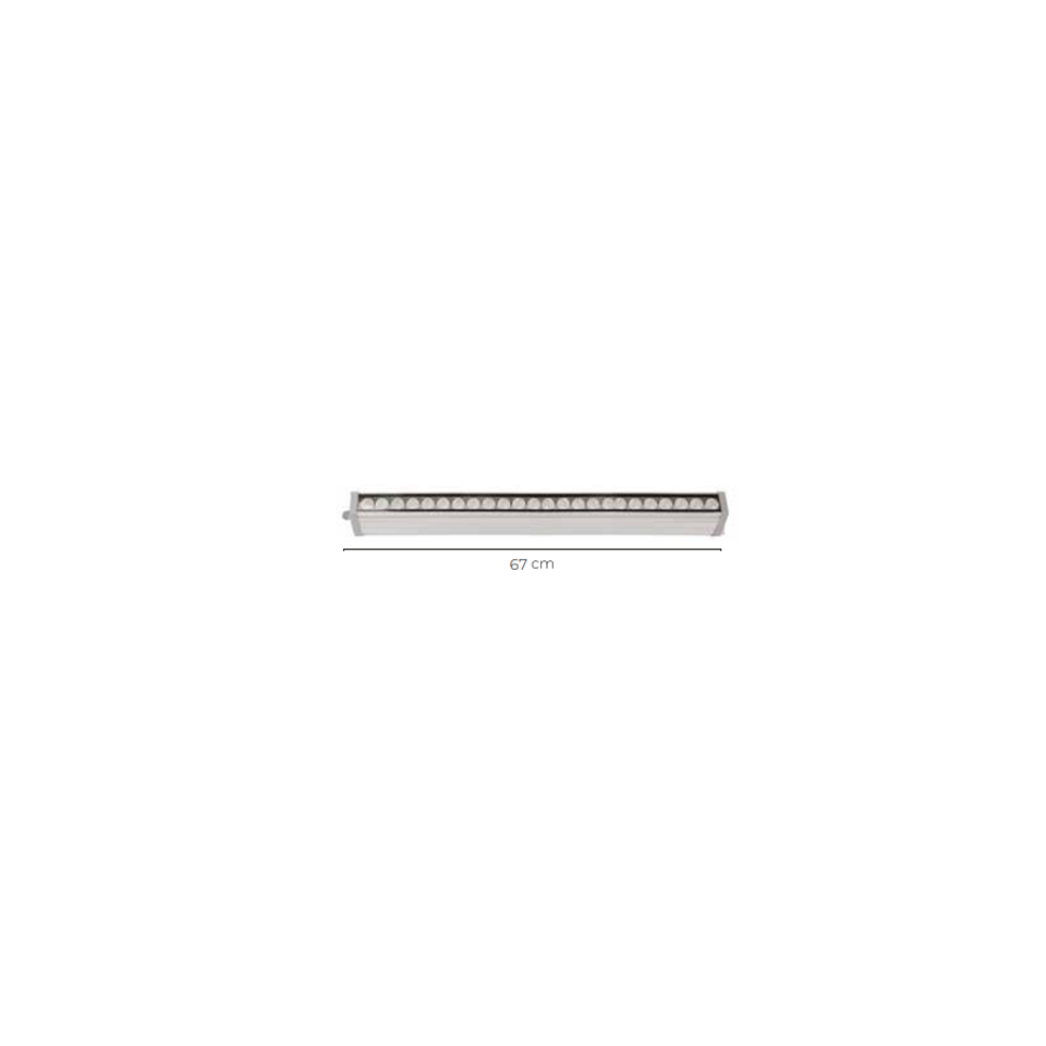 24x1 Watt Wallwasher 67cm