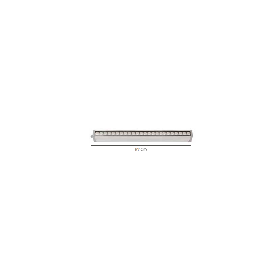 24x1 Watt Wallwasher 67cm
