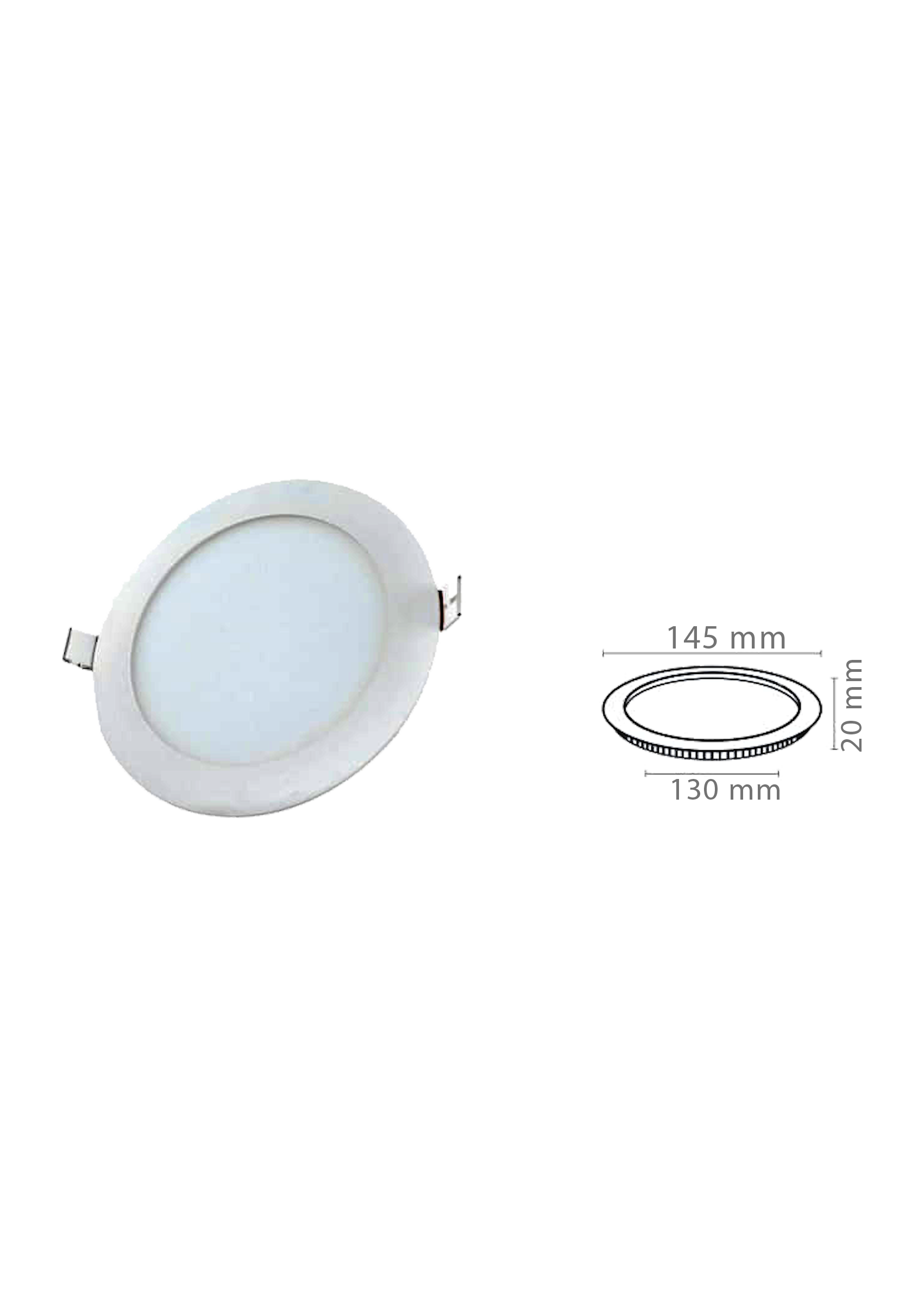 9W Yuvarlak Slim Led Panel Armatür