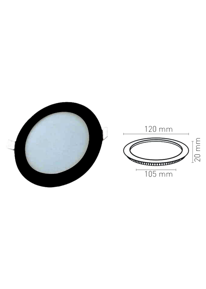 6W Yuvarlak Slim Led Panel Armatür