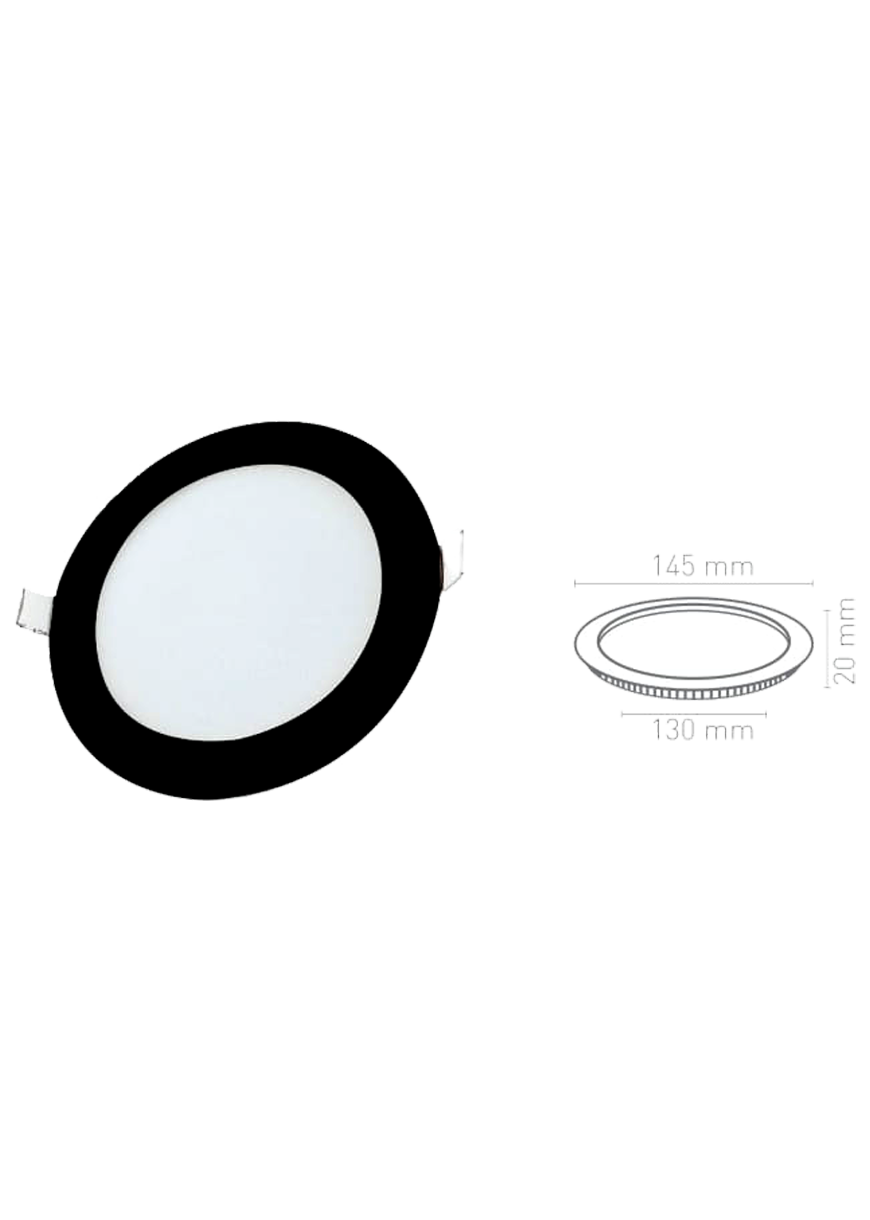 9W Yuvarlak Slim Led Panel Armatür