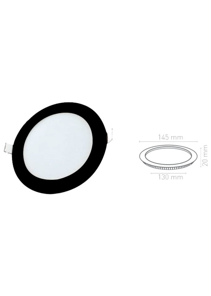 9W Yuvarlak Slim Led Panel Armatür