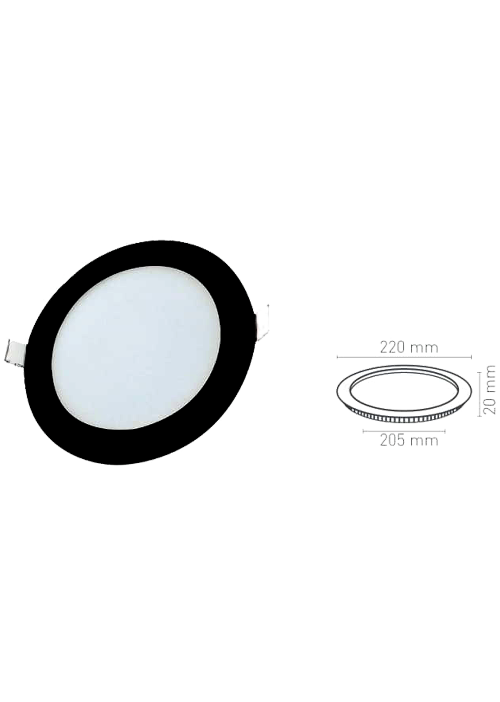 18W Yuvarlak Slim Led Panel Armatür
