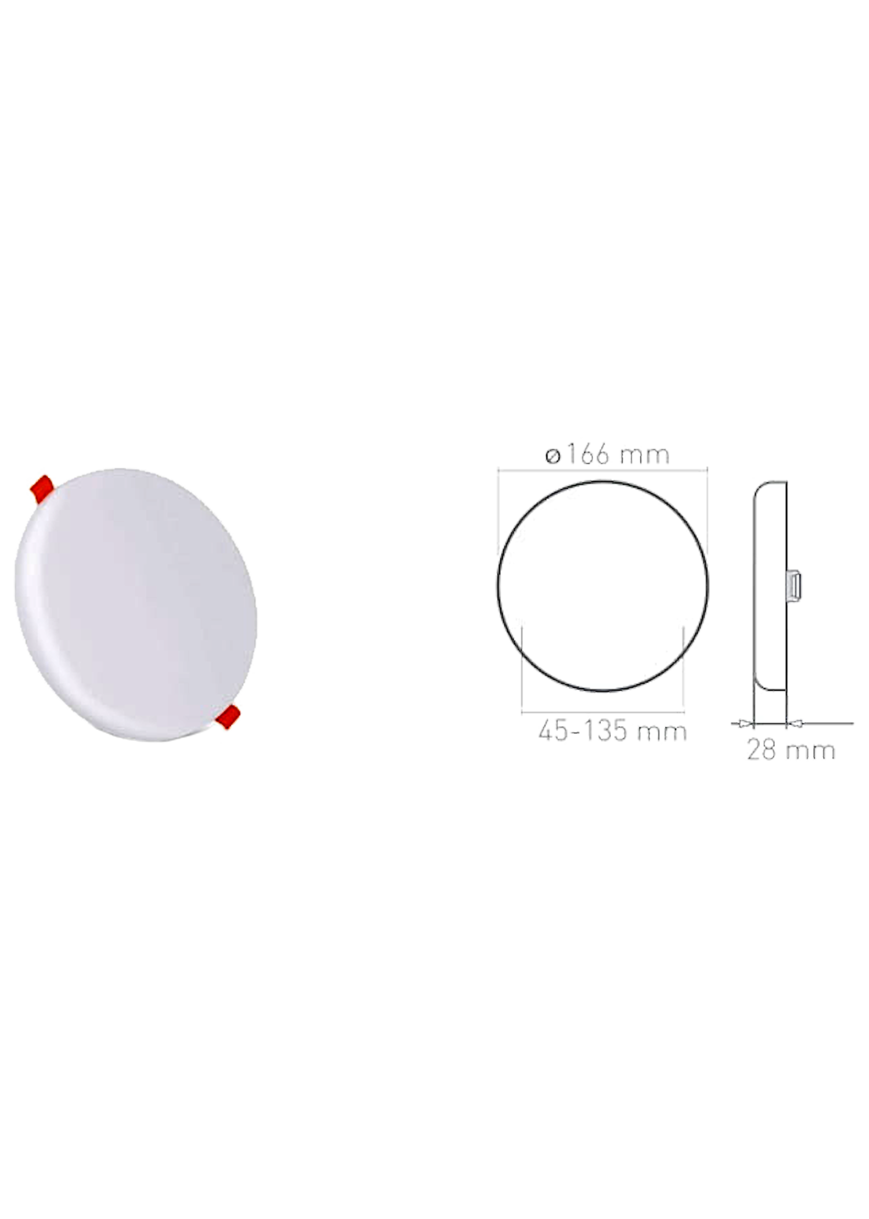 24W Yuvarlak Backlight Led Panel Armatür