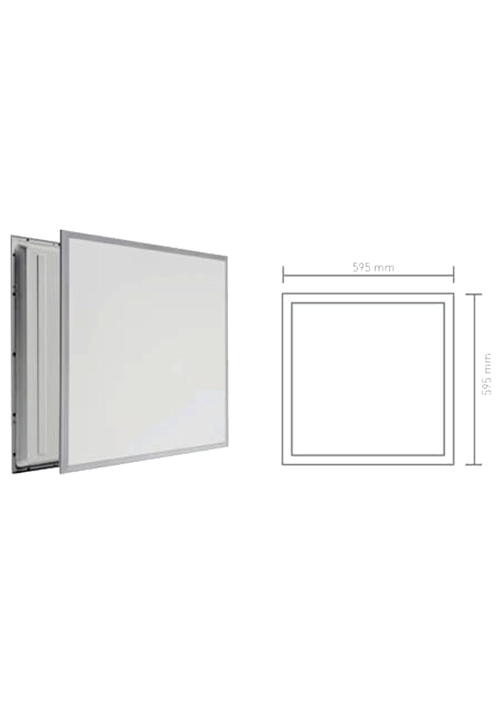 40W 60X60 Backlight Led Panel Armatür