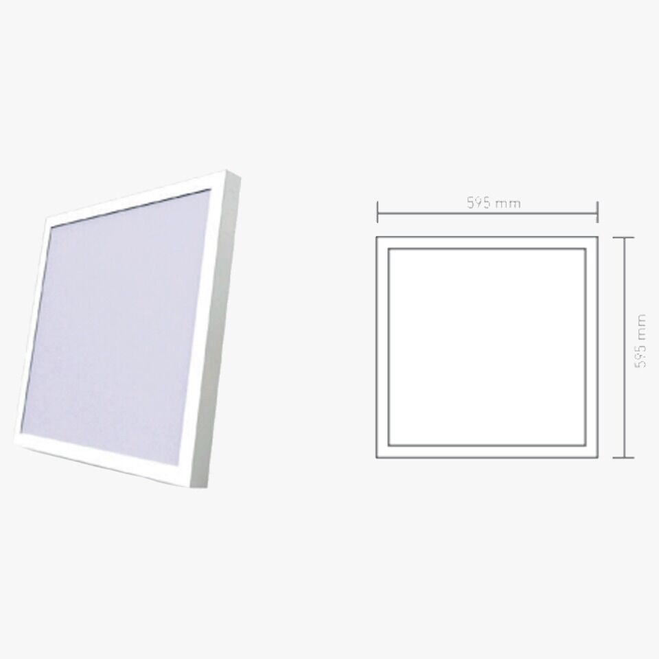 40W 60X60 Backlight Sıva Üstü Led Panel Armatür