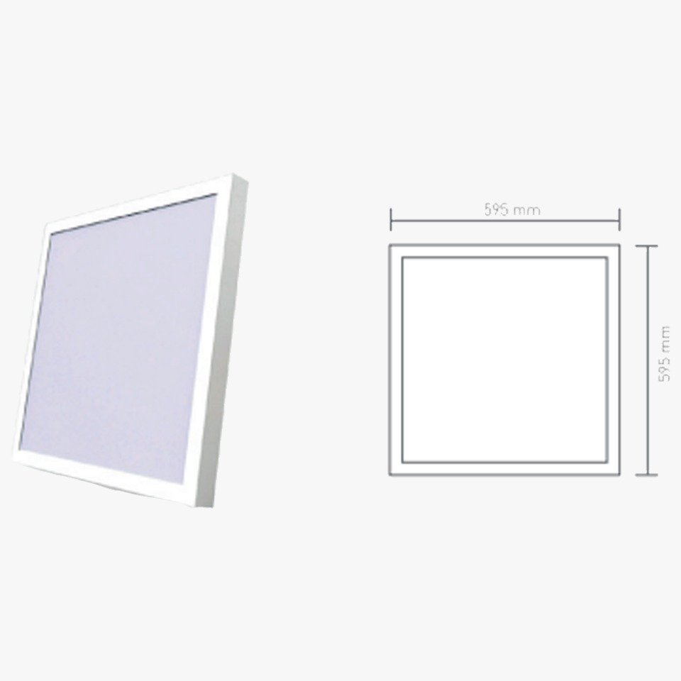 50W 60X60 Backlight Sıva Üstü Led Panel Armatür