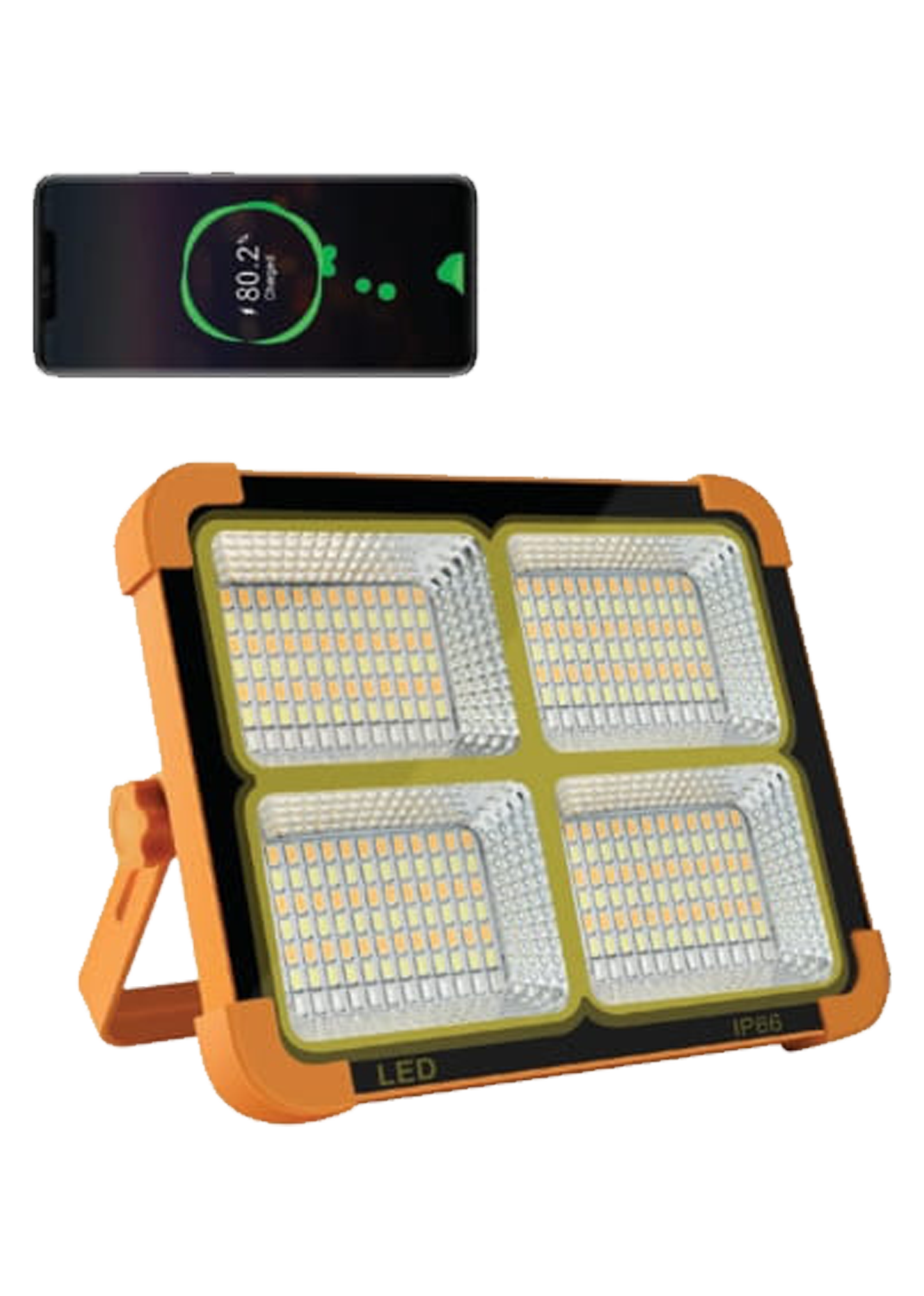 250W Taşınabilir Solar Led Projektör