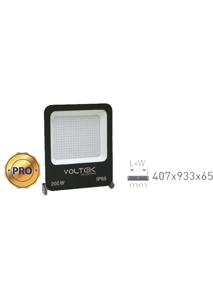 200W Led Projektör Armatür 407x933x65mm